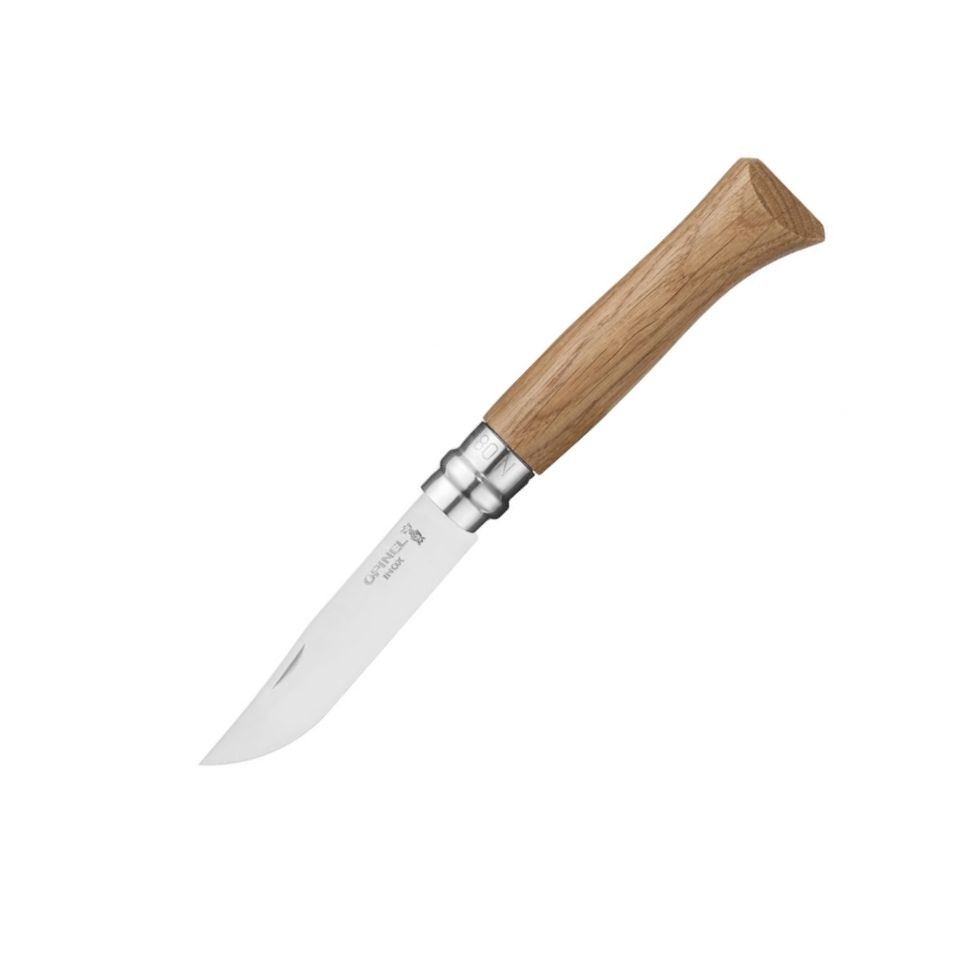 Nóż Opinel 8 inox dąb seria Animal - ryba - sklep