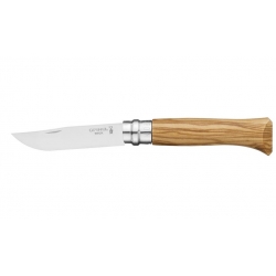 Nóż 8 INOX ręk.z drewna oliwkowego OPINEL 002020