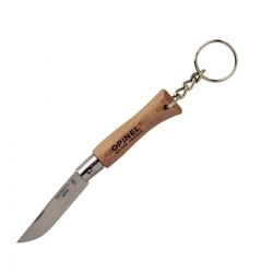 Nóż Opinel no4 ze stali INOX z kółkiem(BUK)000081