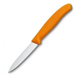 Nóż do warzyw 6.7606.L119, pomarańczowa rękojeść