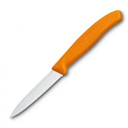 Nóż do warzyw 6.7636.L119, pomarańczowy z piłką