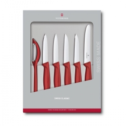 Zestaw noży z obieraczką Swiss Classic 6.7111.6G-7780