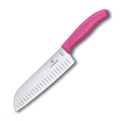 Nóż kuchenny Santoku 6.8526.17L5B różowy