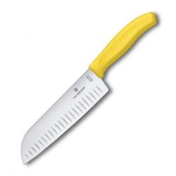 Nóż kuchenny Santoku 6.8526.17L8B żółty