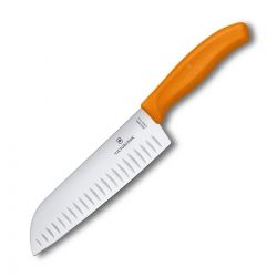 Nóż kuchenny Santoku 6.8526.17L9B pomarańczowy