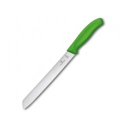 Nóż do chleba Victorinox 6.8636.21L4B zielony