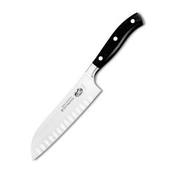 Nóż kuchenny Santoku kuty Victorinox 7.7323.17G