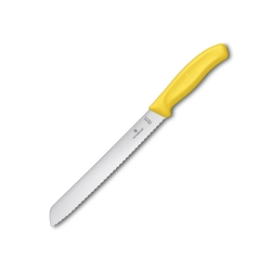 Nóż do chleba Victorinox 6.8636.21L8B żółty