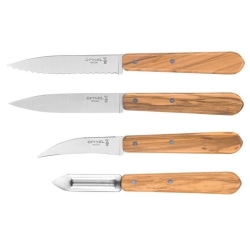 Opinel Zestaw Essentials Olivewood Box Set 002163