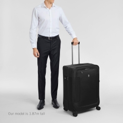 Walizka podróżna duża czarna 653665 WT 7.0-18255