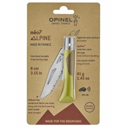 Nóż turystyczny Opinel Nr 07 Alpine 003241 zielony-19467